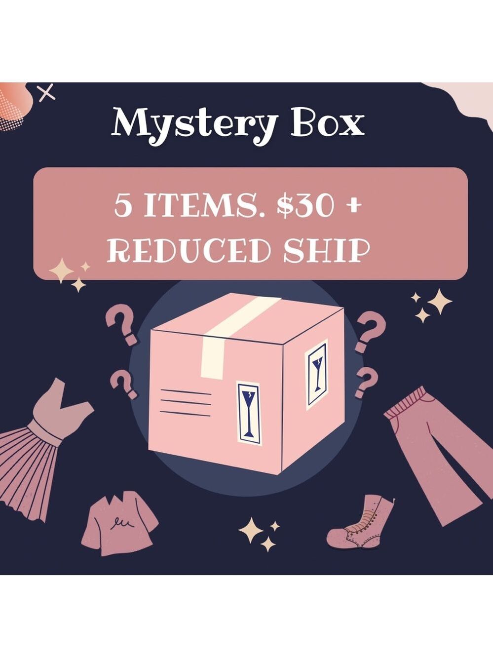 5  women's Closet Items x $30.  Requests considered